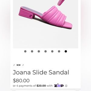 BARBIE PINK Sam Edelman Circus NY Joana Slides